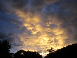Clouds over Fort Collins